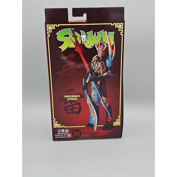 McFarlane Spawn Gold Label Collection Mandarin Spawn 7" BLUE Action Figure New - Picture 2 of 2